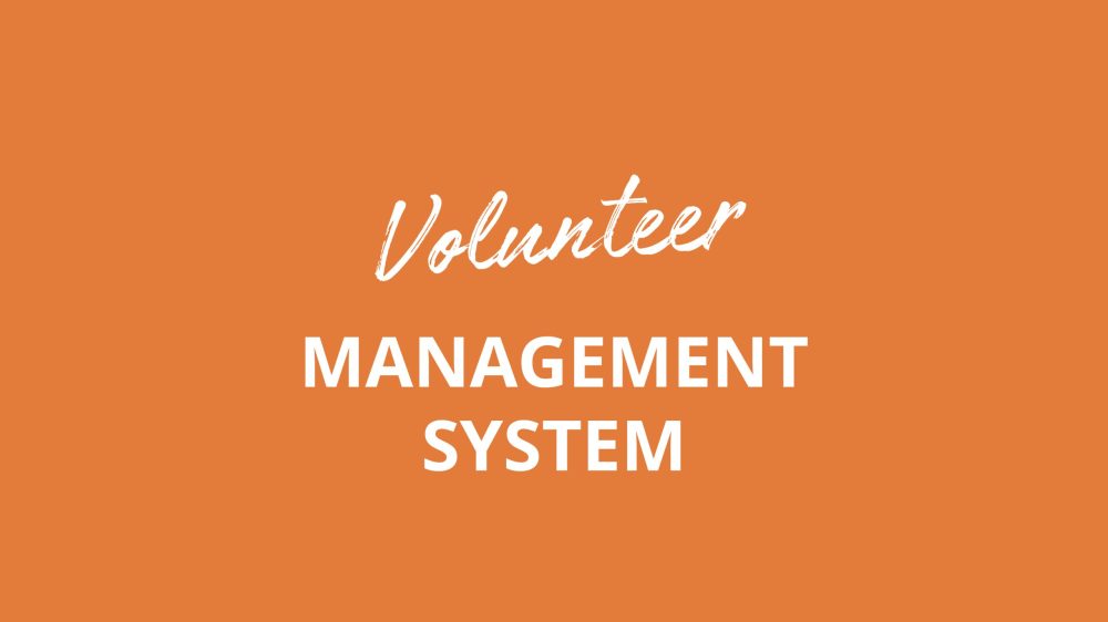 Volunteer Management System